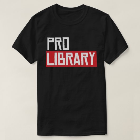 T-SHIRT BIBLIOTHÈME PRO (Design devant)