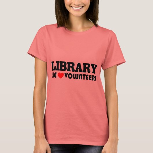 T-shirt Bibliothèque bénévole (Devant)