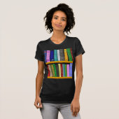 T-shirt bibliothèque bibliothèque bibliothèque lecture (Devant entier)
