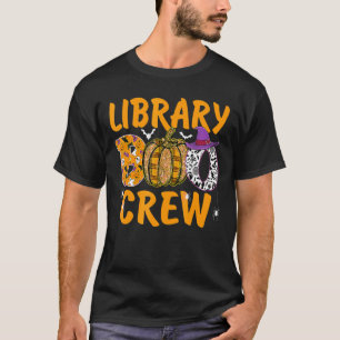 T-shirt Bibliothèque Boo Crew School Bibliothécaire Hallow