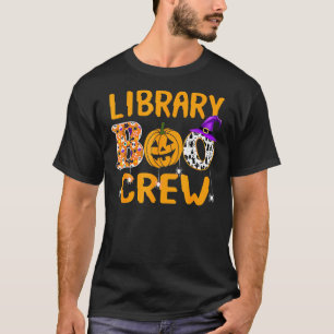 T-shirt Bibliothèque Boo Crew School Bibliothécaire Hallow