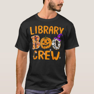 T-shirt Bibliothèque Boo Crew School Bibliothécaire Hallow