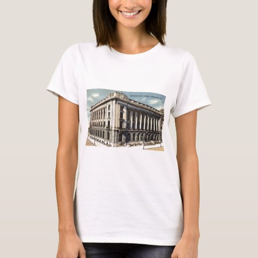 T-shirt Bibliothèque, Cleveland, Ohio c1934 (Devant)