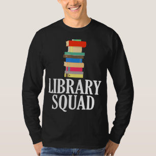 T-shirt Bibliothèque Équipe Bibliothécaire Livre de lectur