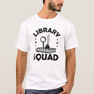 T-shirt Bibliothèque Équipe Lecture Bibliothécaires Cowork