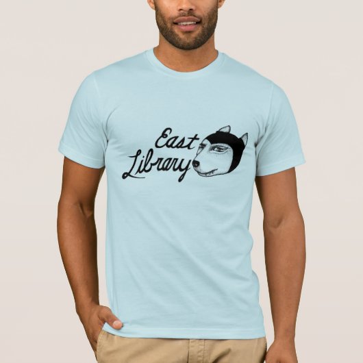 T-shirt bibliothèque est (Devant)