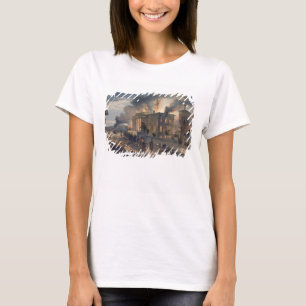 T-shirt Bibliothèque publique et temple des vents, plat de