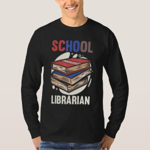 T-shirt Bibliothèque Retour À L'École Vêtements Bibliothéc