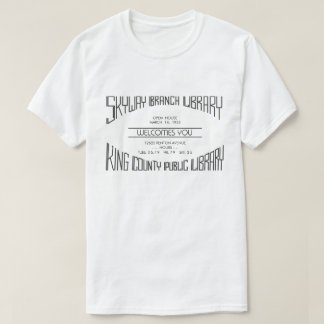 T-shirt Bibliothèque Skyway des années 1950