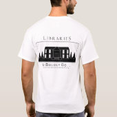 T-shirt Bibliothèques - chemise 2 (Dos)