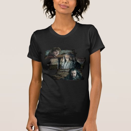 T-shirt BIBLO BAGGINS™, Gandalf et Thorin (Devant)