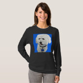 T-shirt Bichon Bleu (Devant entier)