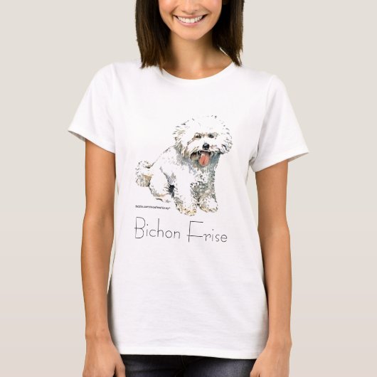 T-shirt Bichon Frise (Devant)