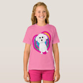 T-shirt Bichon Frise (Devant entier)