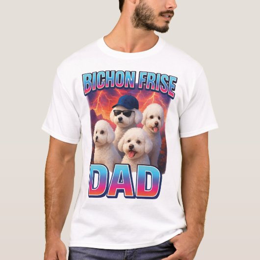 T-shirt Bichon frisé (Devant)