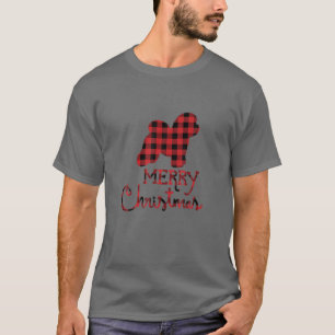 T-shirt Bichon Frise Amoureux des chiens Christmas Matchin