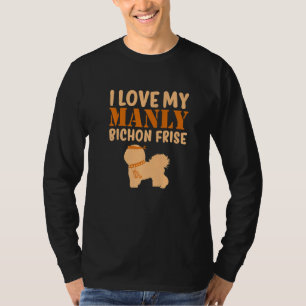 T-shirt Bichon Frise Canine Chien Chien Pup Genre Révélati