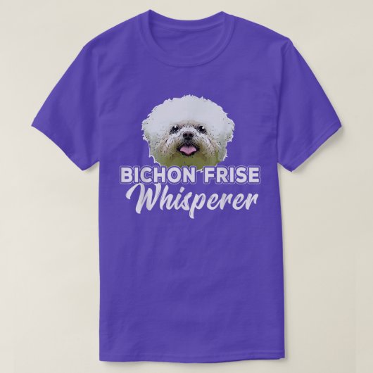 T-shirt Bichon Frise Chien Propriétaire d'animal de compag (Design devant)