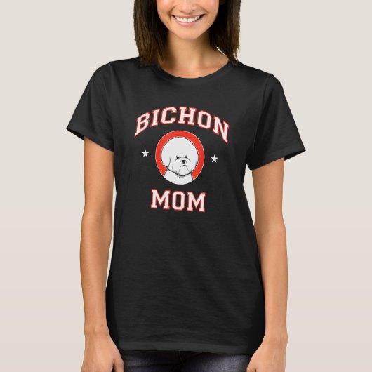 T-shirt Bichon Frise Maman (Devant)