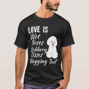 T-shirt Bichon Frise Petit Chien Blanc Maltipois Maltais M