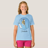 T-shirt Bickadee sur la peinture d'alimentation - Oiseau o (Devant entier)