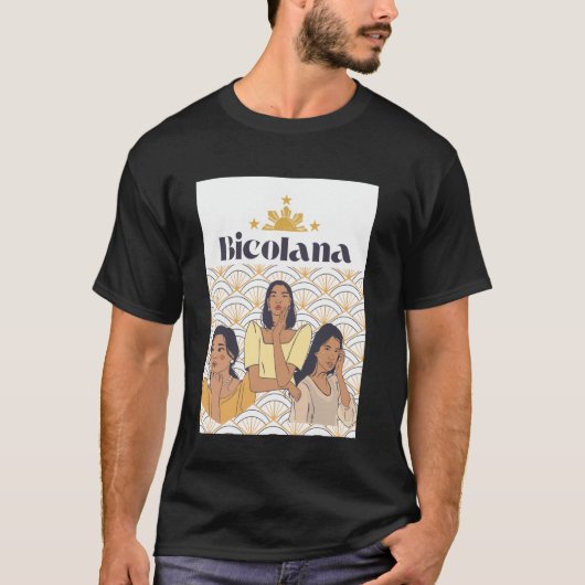 T-shirt Bicolana, Bicol, Philippines, BIC (Devant)