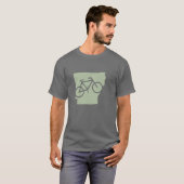T-shirt Bicycle Arkansas (Devant entier)