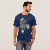 T-shirt Bicycle Badger (Devant entier)