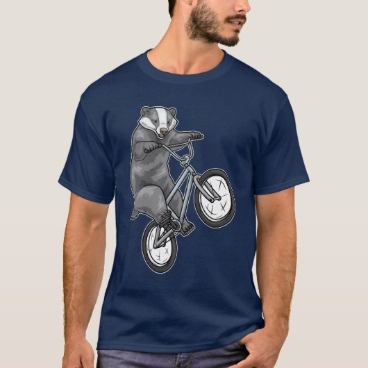 T-shirt Bicycle Badger (Devant)