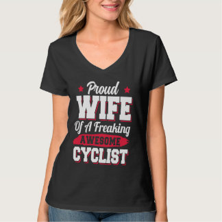 T-shirt Bicycle Bicyclist Bicycling Cycling Cyclist Wife