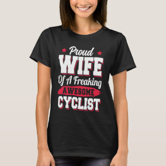 T-shirt Bicycle Bicyclist Bicycling Cycling Cyclist Wife