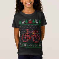 Bicycle Christmas Tree Lights Decoration Xmas Swea