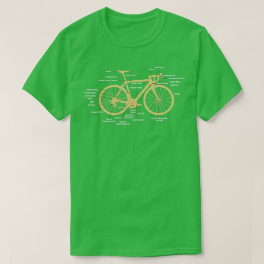 T-shirt Bicycle Cycling (Design devant)