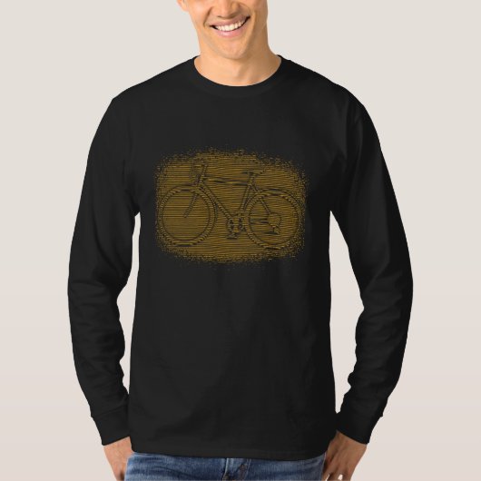 T-shirt Bicycle Cycling Cyclist (Devant)