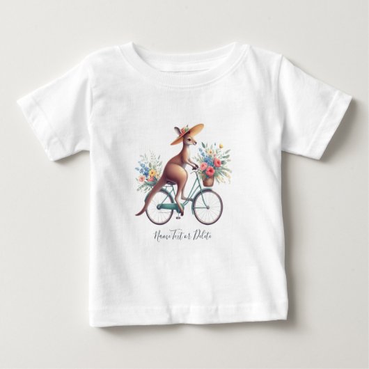 T-Shirt Bicycle Kangaroo à Vélo (Devant)