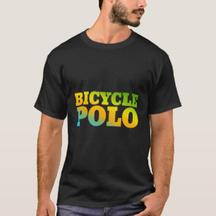 T-shirt Bicycle Polo Conçu Avec Des Couleurs Naturelles
