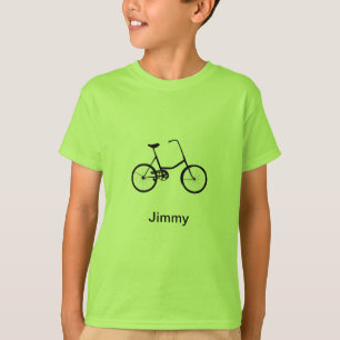 T-shirt Bicyclette à deux roues personnalisée