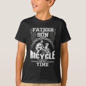 T-shirt Bicyclette de fils de père (Devant)