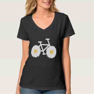 T-shirt Bicyclette Fleur Fleur Fleur Mignonne Nature Sp
