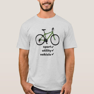 T-shirt bicyclette : véhicule utilitaire de sport