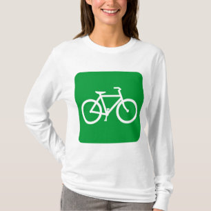T-shirt Bicyclette - Vert laiton
