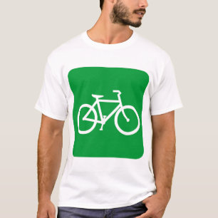 T-shirt Bicyclette - Vert laiton