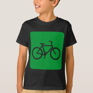 T-shirt Bicyclette - Vert laiton