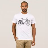 T-shirt Bicyclette vintage (Devant entier)