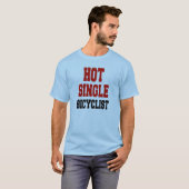 T-shirt Bicycliste unique à chaud (Devant entier)