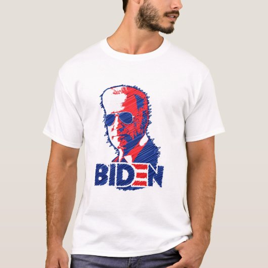 T-shirt Biden Aviator lunettes de soleil Joe Biden 2020 (Devant)