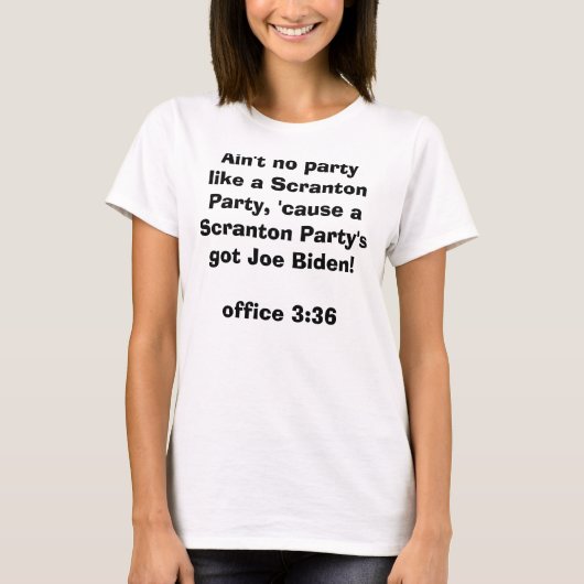 T-shirt Biden de Scranton, le 'nuff a indiqué (Devant)