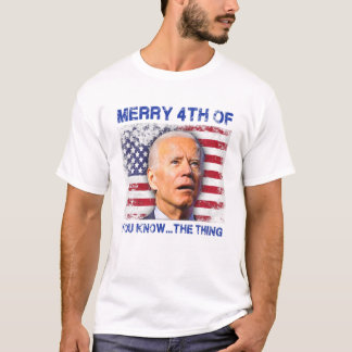 T-shirt Biden Drôle A Confondu Joyeux Joyeux 4E D'Entre Vo