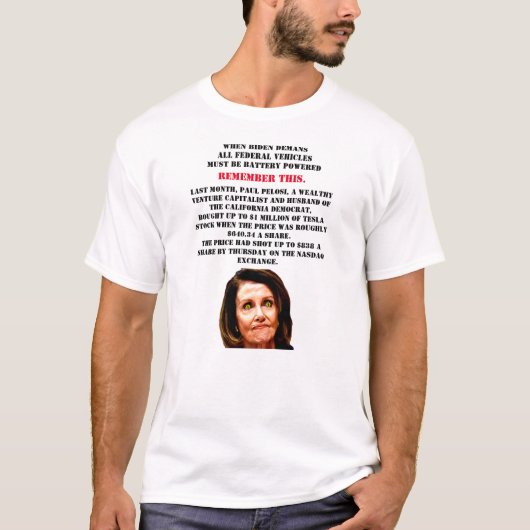T-shirt BIDEN et PELOSI (Devant)