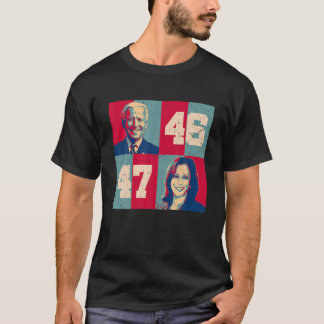 T-shirt Biden Harris 2020 46 47 Président des États-Unis K
